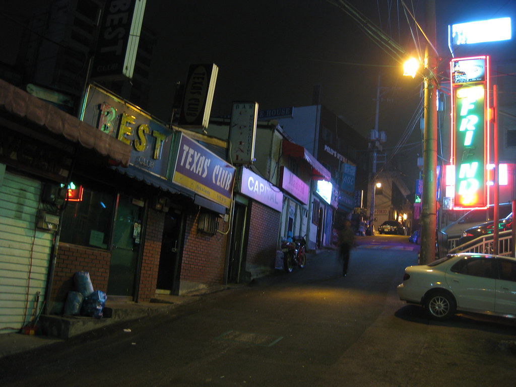 Hooker hill, a foreign-friendly red-light district.